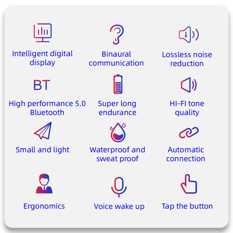 AIR6 Pro Bluetooth 5.0 TWS Touch In-ear Style Wireless Bluetooth Earphone with Charging Box - TWS Earphone by PMC TechLife | Online Shopping South Africa | PMC TechLife