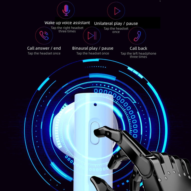AIR6 Pro Bluetooth 5.0 TWS Touch In-ear Style Wireless Bluetooth Earphone with Charging Box - TWS Earphone by PMC TechLife | Online Shopping South Africa | PMC TechLife
