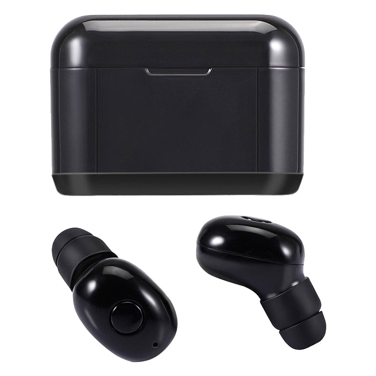 DT-4 IPX Waterproof Bluetooth 5.0 Wireless Bluetooth Earphone with 350mAh Magnetic Charging Box, Support for Calling(Black) - Bluetooth Earphone by PMC TechLife | Online Shopping South Africa | PMC TechLife