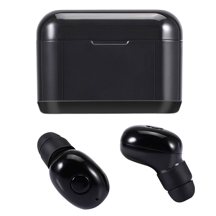 DT-4 IPX Waterproof Bluetooth 5.0 Wireless Bluetooth Earphone with 350mAh Magnetic Charging Box, Support for Calling(Black) - Bluetooth Earphone by PMC TechLife | Online Shopping South Africa | PMC TechLife