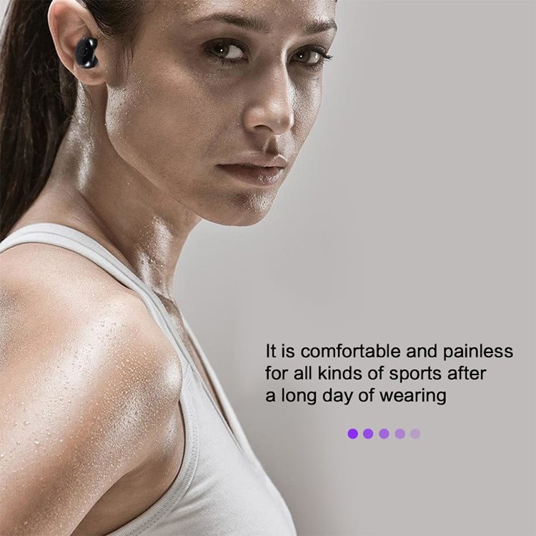 DT-4 IPX Waterproof Bluetooth 5.0 Wireless Bluetooth Earphone with 350mAh Magnetic Charging Box, Support for Calling(Dark Blue) - Bluetooth Earphone by PMC TechLife | Online Shopping South Africa | PMC TechLife