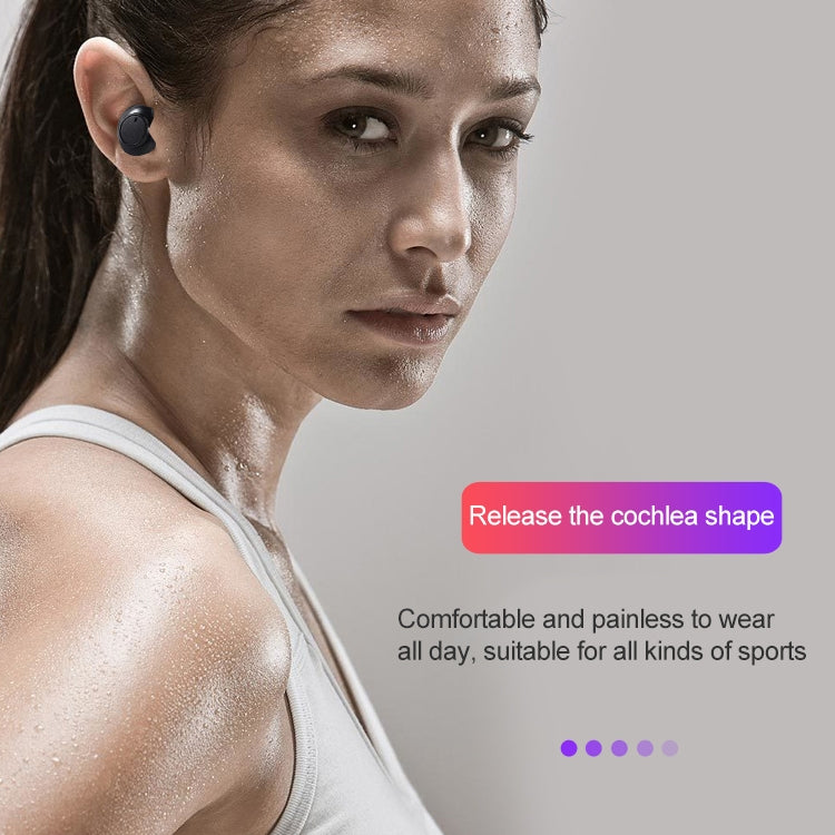 DT-15 Wireless Two Ear Bluetooth Headset Supports Touch & Smart Magnetic Charging & Power On Automatic Pairing (Green) - Bluetooth Earphone by PMC TechLife | Online Shopping South Africa | PMC TechLife