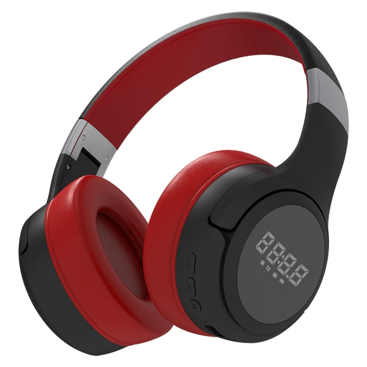 ZEALOT B28 Folding Headband Bluetooth Stereo Music Headset with Display (Red) - free shipping - PMC TechLife - Order now!