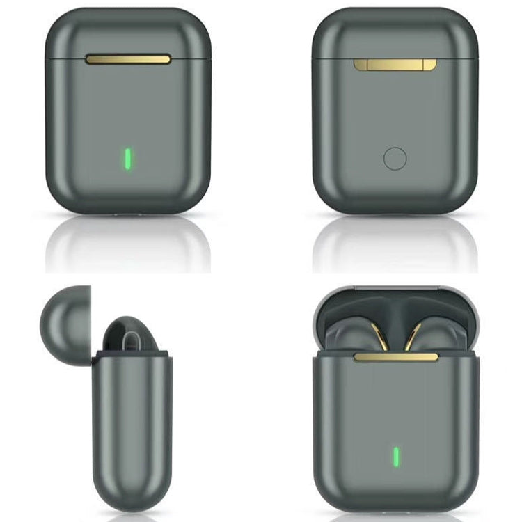 J18 Bluetooth 5.0 TWS Wireless Binaural Bluetooth Earphone with Charging Box(Green) - TWS Earphone by PMC TechLife | Online Shopping South Africa | PMC TechLife