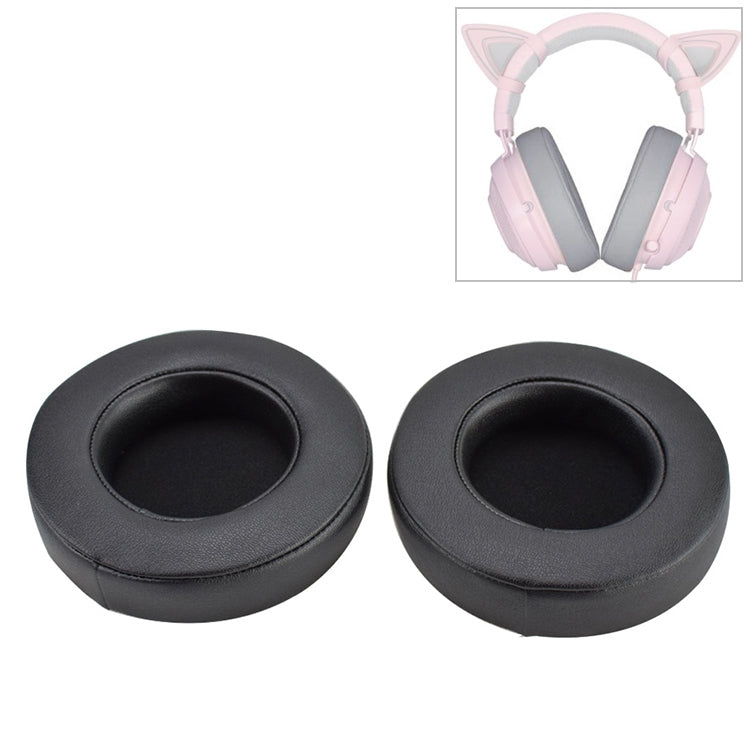 2 PCS For Razer Kraken 7.1 V2 Pro Headphone Cushion Sponge Gel Cover Earmuffs Replacement Earpads - Earmuff & Pad by PMC TechLife | Online Shopping South Africa | PMC TechLife