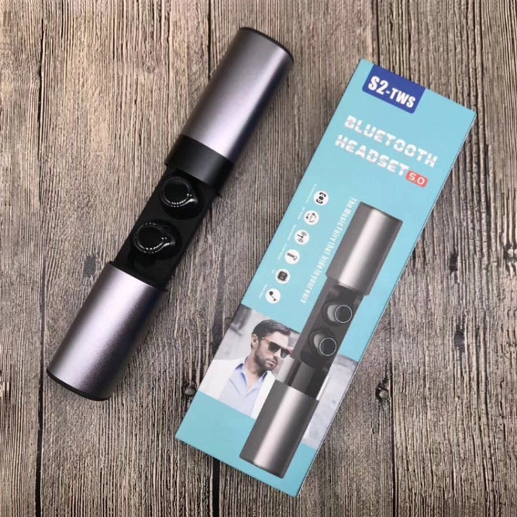 Drawer Type S2 Ear-in TWS Bluetooth V5.0 Wireless Earphones(Gold) - TWS Earphone by PMC TechLife | Online Shopping South Africa | PMC TechLife