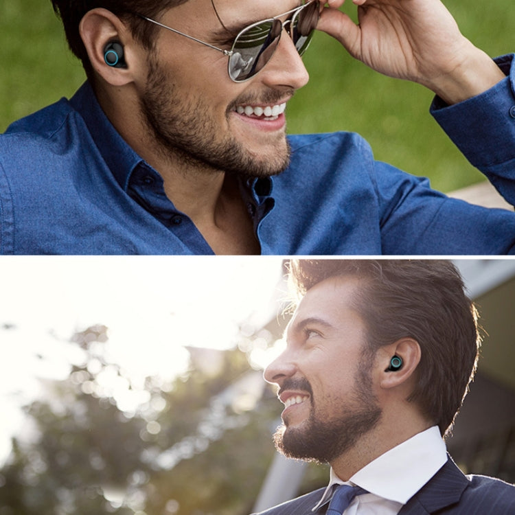 S5 Twins Sports Magnetic Ear-in TWS Bluetooth V5.0 Wireless Earphones(Gold) - TWS Earphone by PMC TechLife | Online Shopping South Africa | PMC TechLife