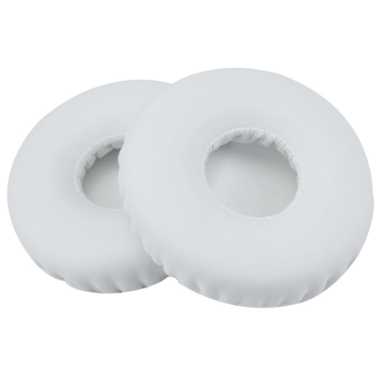 For JBL E40BT / T450 Headphones Imitation Leather + Foam Soft Earphone Protective Cover Earmuffs, One Pair(White) - Earmuff & Pad by PMC TechLife | Online Shopping South Africa | PMC TechLife