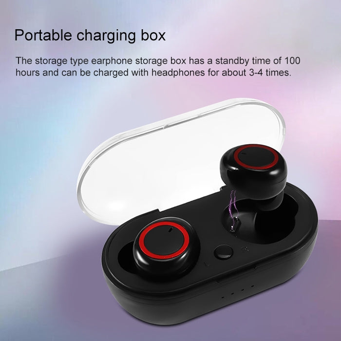 BTH-K08 TWS V5.0 Wireless Stereo Bluetooth Headset with Charging Case - TWS Earphone by PMC TechLife | Online Shopping South Africa | PMC TechLife