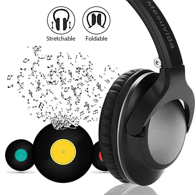 BTH-803 Foldable Wireless Bluetooth V4.1 Headset Stereo Sound Earphones (Black) - Headset & Headphone by PMC TechLife | Online Shopping South Africa | PMC TechLife