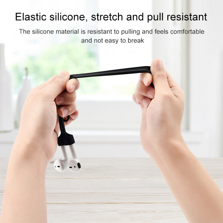 Wireless Bluetooth Headset Anti-lost Rope Magnetic Silicone Lanyard for Apple AirPods 1 / 2(Mint Green) - Anti-lost & Holder by PMC TechLife | Online Shopping South Africa | PMC TechLife