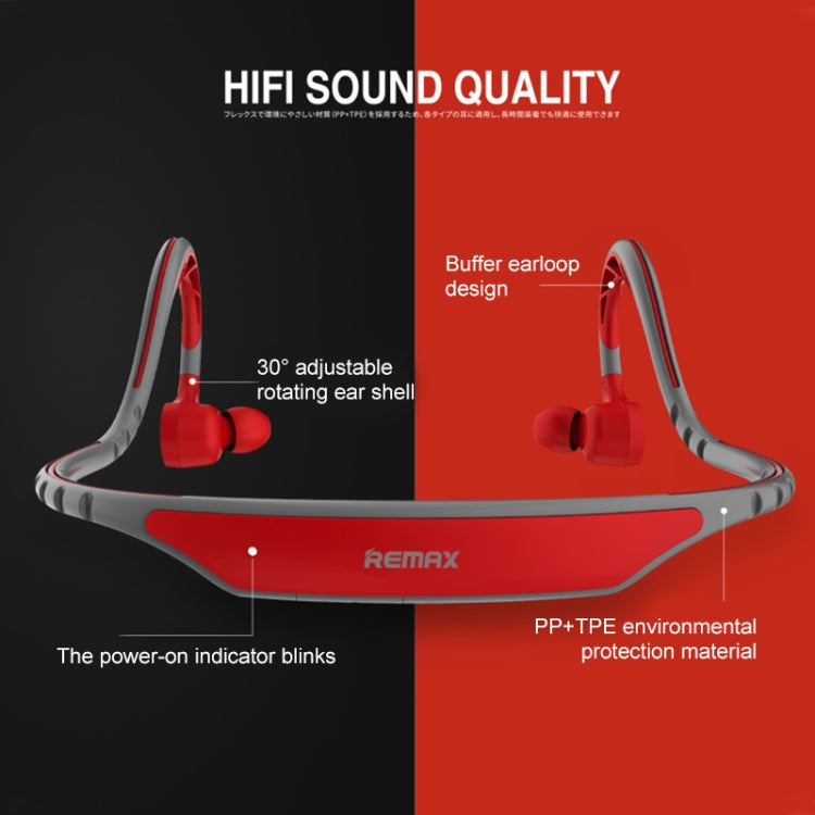 REMAX RB-S20 Bluetooth 4.2 Rotatable Ear Shell Rear-mounted Bluetooth Sports Earphone(Yellow) - free shipping - PMC TechLife - Order now!