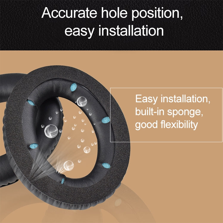 2 PCS For Kingston Hyper X Cloud Revolver S Soft Sponge Earphone Protective Cover Earmuffs (Red) - Earmuff & Pad by PMC TechLife | Online Shopping South Africa | PMC TechLife