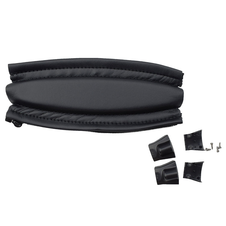 10 PCS For Bose QC2 / QC15 Headphone Head Beam Headgear Leather Cover with Plastic Parts + Screws - Earmuff & Pad by PMC TechLife | Online Shopping South Africa | PMC TechLife