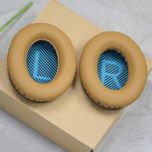 1 Pair Soft Earmuff Headphone Jacket with LR Cotton for BOSE QC2 / QC15 / AE2 / QC25 / QC35 (Yellow Blue) - Earmuff & Pad by PMC TechLife | Online Shopping South Africa | PMC TechLife