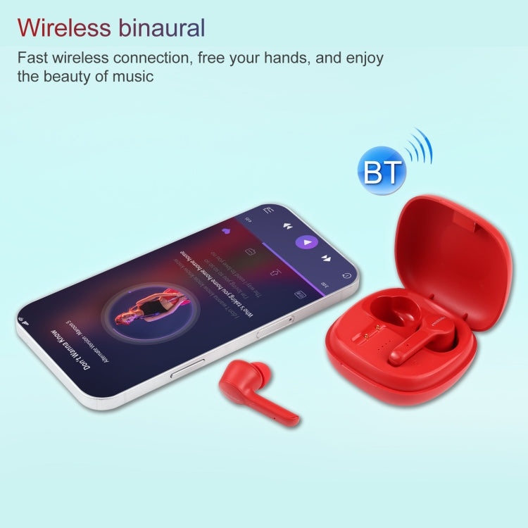 HOPESTAR S11 Bluetooth 5.0 True Wireless Bluetooth Earphone (Red) - TWS Earphone by HOPESTAR | Online Shopping South Africa | PMC TechLife | Buy Now Pay Later Mobicred