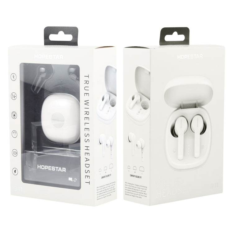 HOPESTAR S11 Bluetooth 5.0 True Wireless Bluetooth Earphone (White) - free shipping - PMC TechLife - Order now!