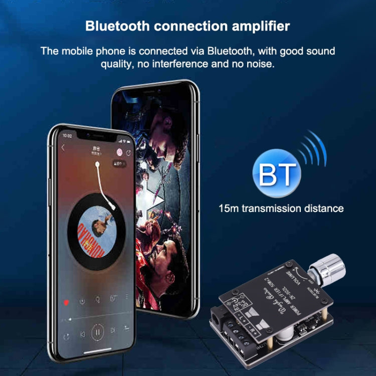 ZK-502T Bluetooth 5.0 50W x 2 Wireless TPA3116D2 Stereo HiFi Class D Amplifier Board Stereo Audio Amp Amplificador - Other Accessories by PMC TechLife | Online Shopping South Africa | PMC TechLife | Buy Now Pay Later Mobicred