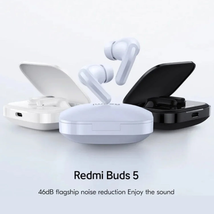 Original Xiaomi Redmi Buds 5 Wireless Bluetooth Earphone (Black) - free shipping - PMC TechLife - Order now!