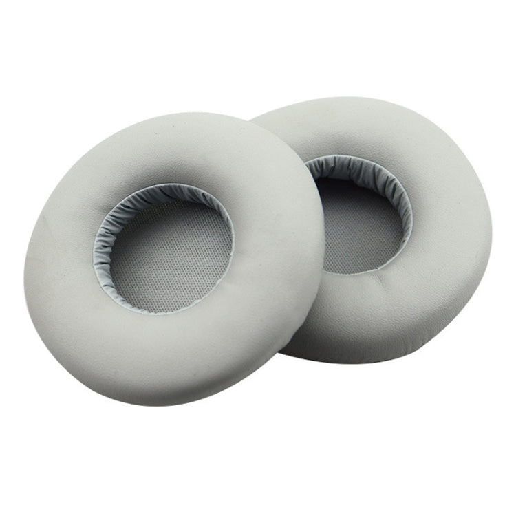 2 PCS For Sony MDR-XB450AP / XB550 / XB650 / XB400 Earphone Cushion Cover Earmuffs Replacement Earpads with Mesh(Grey) - Earmuff & Pad by PMC TechLife | Online Shopping South Africa | PMC TechLife