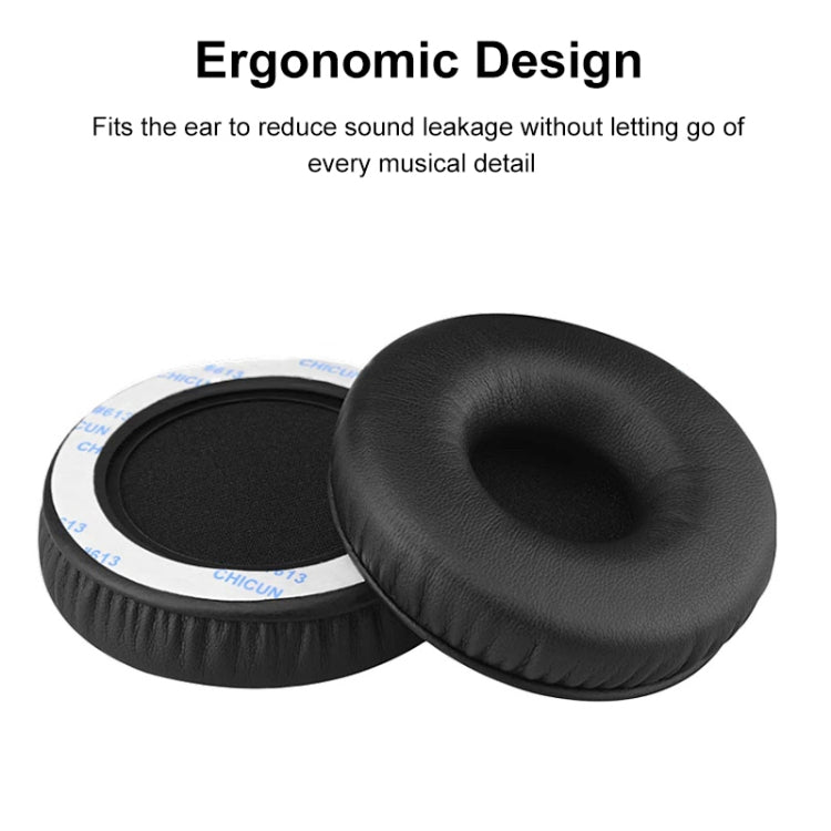 2 PCS For Sony MDR-XB450AP / XB550 / XB650 / XB400 Earphone Cushion Cover Earmuffs Replacement Earpads with Mesh(White) - Earmuff & Pad by PMC TechLife | Online Shopping South Africa | PMC TechLife
