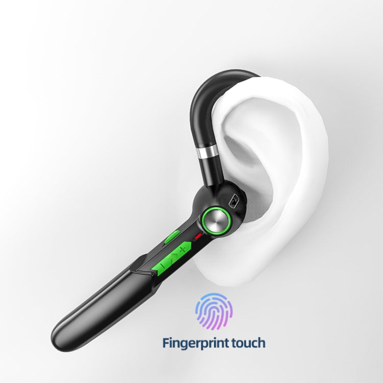 ME-100 TWS Business Rotating Universal True Stereo 5.0 Version Hanging Ear In-Ear Bluetooth Headset(Black+Orange) - Bluetooth Earphone by PMC TechLife | Online Shopping South Africa | PMC TechLife