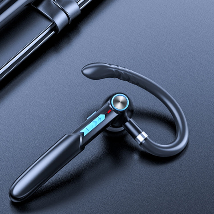 ME-100 TWS Business Rotating Universal True Stereo 5.0 Version Hanging Ear In-Ear Bluetooth Headset(Black Blue) - Bluetooth Earphone by PMC TechLife | Online Shopping South Africa | PMC TechLife