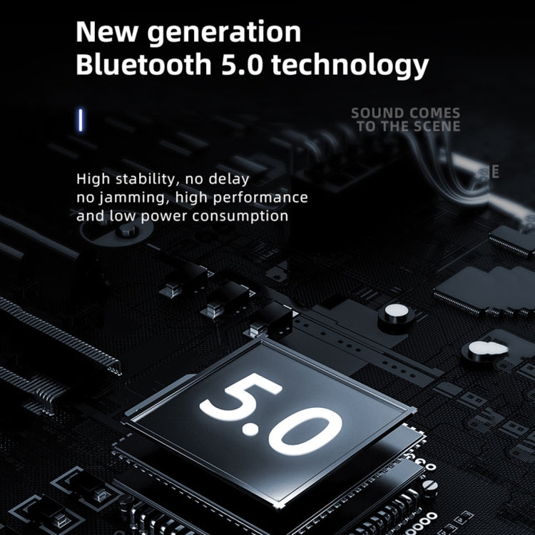 ME-100 TWS Business Rotating Universal True Stereo 5.0 Version Hanging Ear In-Ear Bluetooth Headset(Black Blue) - Bluetooth Earphone by PMC TechLife | Online Shopping South Africa | PMC TechLife