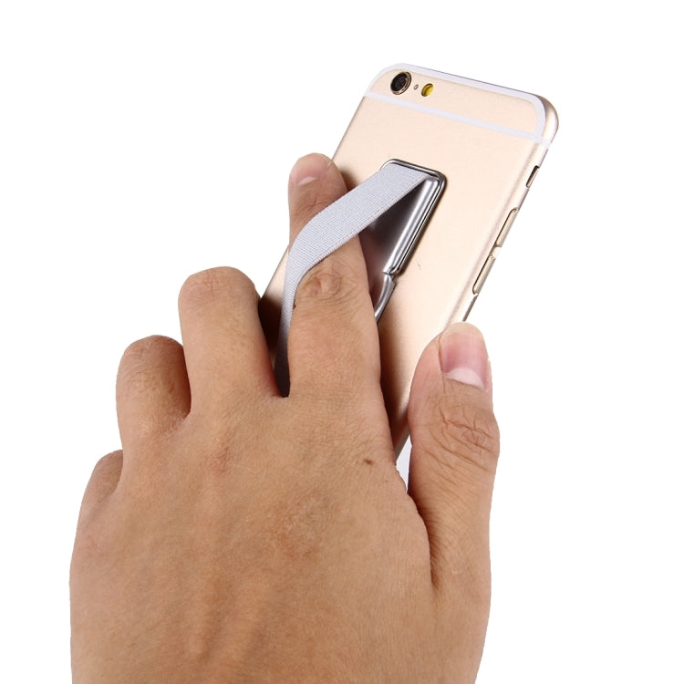 2 in 1 Adjustable Universal Mini Adhesive Holder Stand + Slim Finger Grip, Size: 7.3 x 2.2 x 0.3 cm(Grey) - Ring Holder by PMC TechLife | Online Shopping South Africa | PMC TechLife