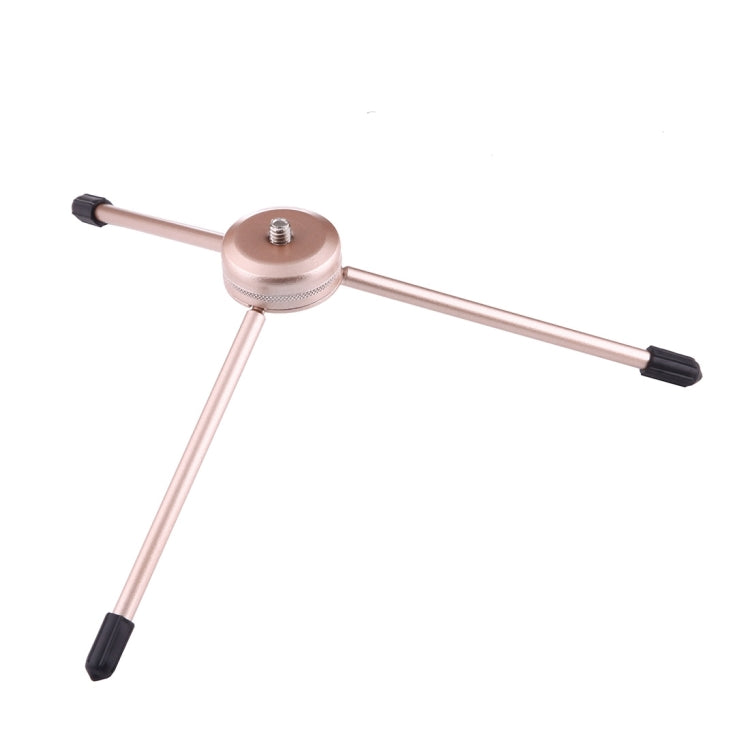 Multi-function Aluminum Alloy Tripod Mount Holder Stand , for iPad, iPhone, Samsung, Lenovo, Sony and other Smartphones & Tablets & Digital Cameras(Gold) - free shipping - PMC TechLife - Order now!