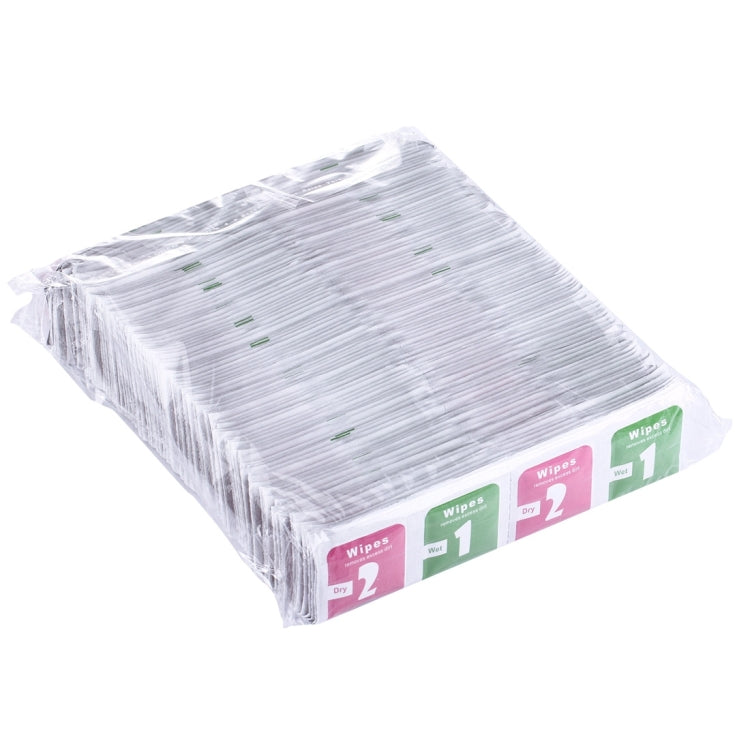 100 PCS Dry-Wet Wipes Screen Protectors Accessories Alcohol for Pad Mobile Phone Watch Screen Cleaning Cloth - Others by DIYLooks | Online Shopping South Africa | PMC TechLife