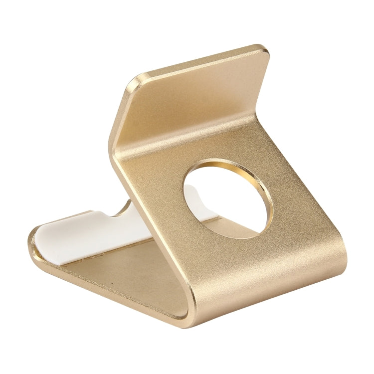 Exquisite Aluminium Alloy Desktop Holder Stand DOCK Cradle For iPhone, Galaxy, Huawei, Xiaomi, LG, HTC and 7 inch Tablet(Gold) - Desktop Holder by PMC TechLife | Online Shopping South Africa | PMC TechLife