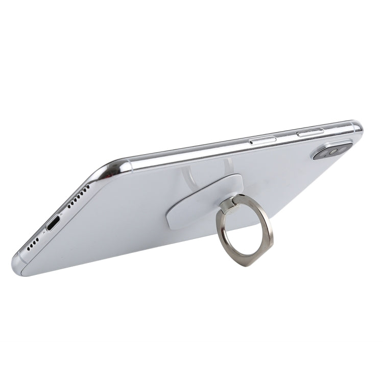 Ring Phone Metal Holder for iPad, iPhone, Galaxy, Huawei, Xiaomi, LG, HTC and Other Smart Phones (White) - Ring Holder by PMC TechLife | Online Shopping South Africa | PMC TechLife