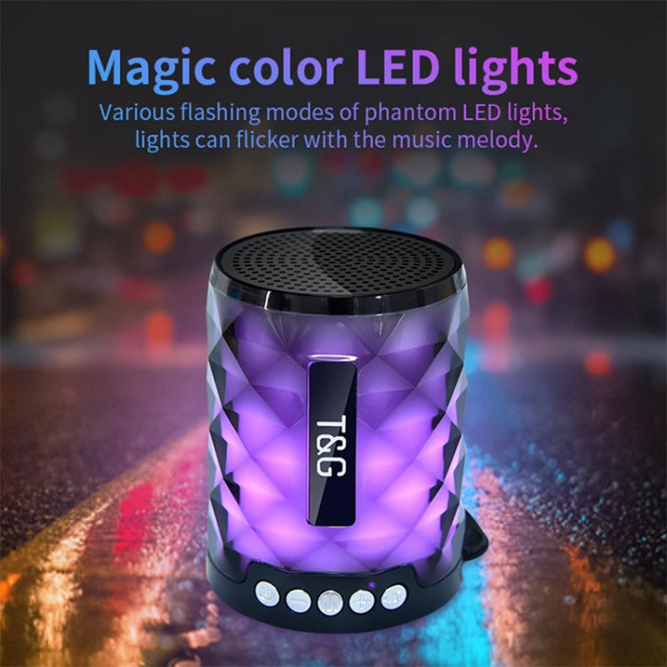 T&G TG155 Bluetooth 4.2 Mini Portable Wireless Bluetooth Speaker with Colorful Lights(Black) - Mini Speaker by T&G | Online Shopping South Africa | PMC TechLife | Buy Now Pay Later Mobicred