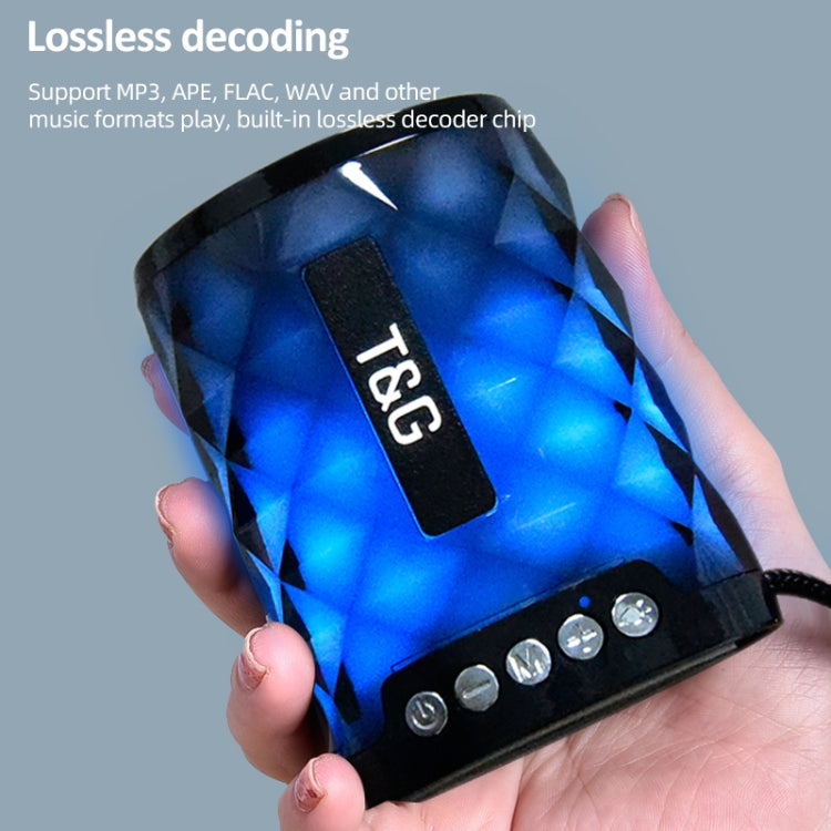 T&G TG155 Bluetooth 4.2 Mini Portable Wireless Bluetooth Speaker with Colorful Lights(Blue) - Mini Speaker by T&G | Online Shopping South Africa | PMC TechLife | Buy Now Pay Later Mobicred