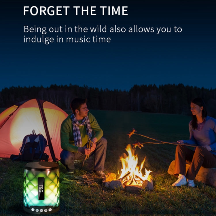 T&G TG155 Bluetooth 4.2 Mini Portable Wireless Bluetooth Speaker with Colorful Lights(Magenta) - Mini Speaker by T&G | Online Shopping South Africa | PMC TechLife | Buy Now Pay Later Mobicred