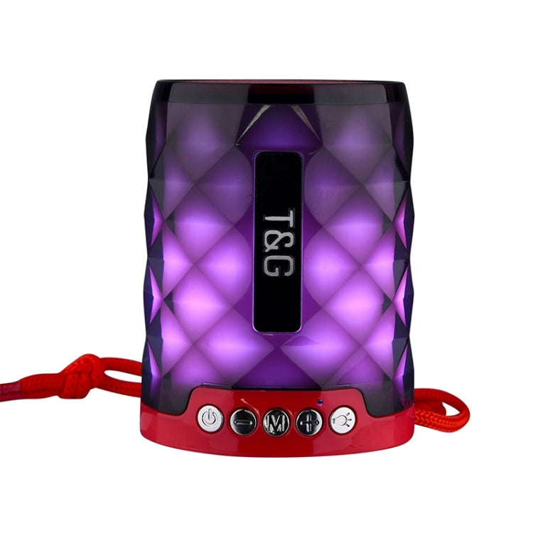 T&G TG155 Bluetooth 4.2 Mini Portable Wireless Bluetooth Speaker with Colorful Lights(Red) - Mini Speaker by T&G | Online Shopping South Africa | PMC TechLife | Buy Now Pay Later Mobicred