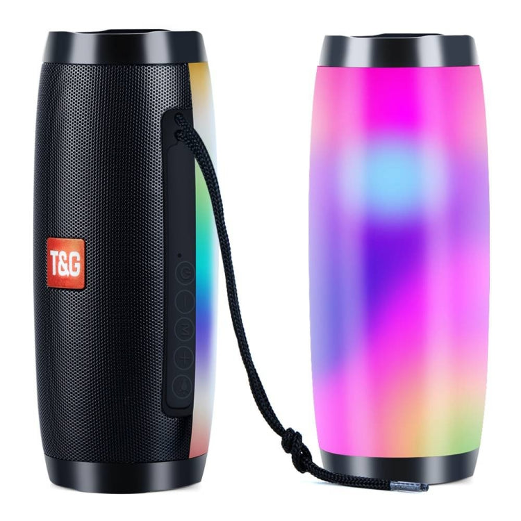 T&G TG157 Bluetooth 4.2 Mini Portable Wireless Bluetooth Speaker with Melody Colorful Lights(Black) - Mini Speaker by T&G | Online Shopping South Africa | PMC TechLife | Buy Now Pay Later Mobicred
