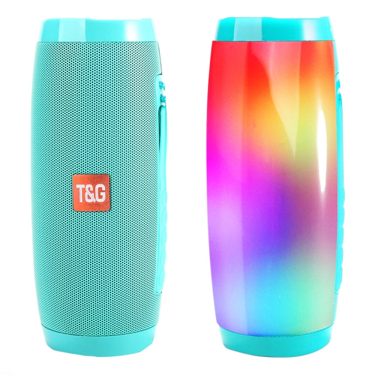T&G TG157 Bluetooth 4.2 Mini Portable Wireless Bluetooth Speaker with Melody Colorful Lights(Green) - Mini Speaker by T&G | Online Shopping South Africa | PMC TechLife | Buy Now Pay Later Mobicred