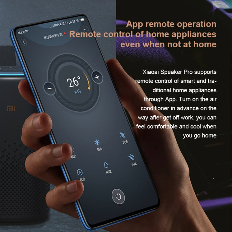 Xiaomi Xiaoai Speaker Pro with 750mL Large Sound Cavity Volume / AUX IN Wired Connection / Combo Stereo / Professional DTS Audio / Hi-Fi Audio chip / Infrared Remote Control Traditional Home Appliances / Bluetooth Mesh Gateway - free shipping - PMC TechLife - Order now!