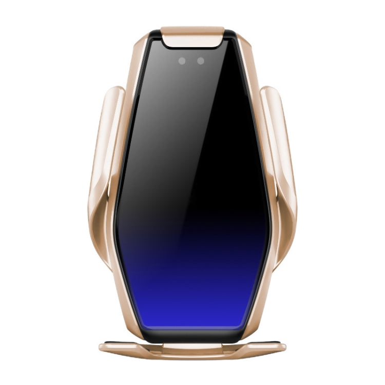 S7 15W QI 360 Degree Rotatable Infrared Induction Car Air Outlet Wireless Charging Mobile Phone Holder for 4.0-6.5 inch Mobile Phones(Gold) - free shipping - PMC TechLife - Order now!