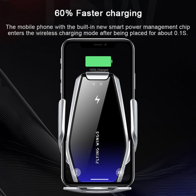 S7 15W QI 360 Degree Rotatable Infrared Induction Car Air Outlet Wireless Charging Mobile Phone Holder for 4.0-6.5 inch Mobile Phones(Silver) - free shipping - PMC TechLife - Order now!