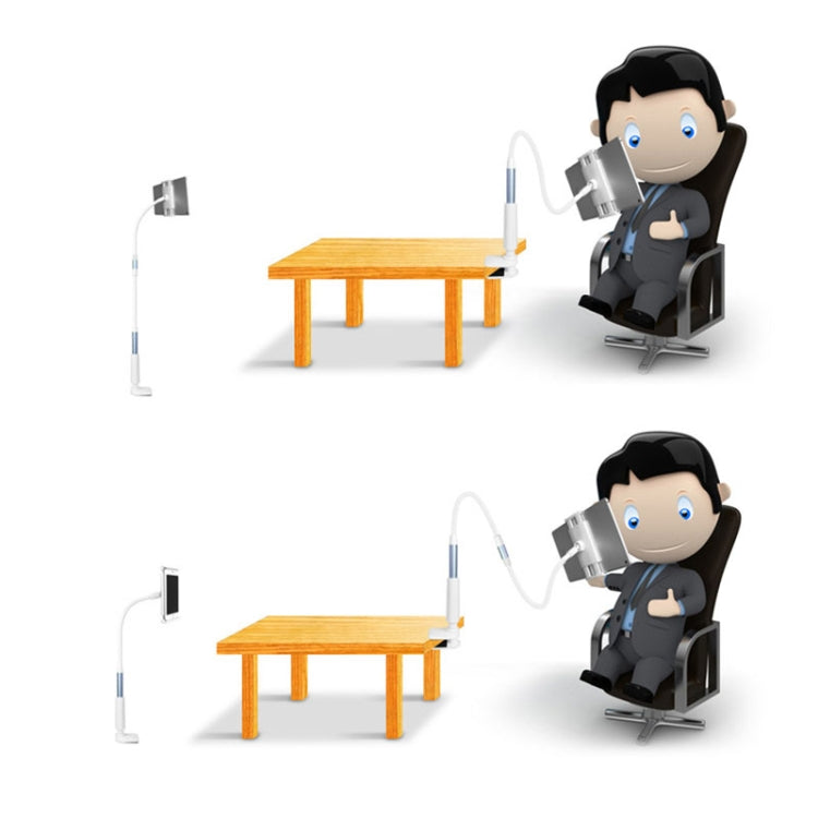 UBN-20 Universal 360 Degrees Rotating Detachable Three-stage Lazy Bracket Mobile Phone / Tablet Desktop Bracket (Grey) - Desktop Holder by PMC TechLife | Online Shopping South Africa | PMC TechLife