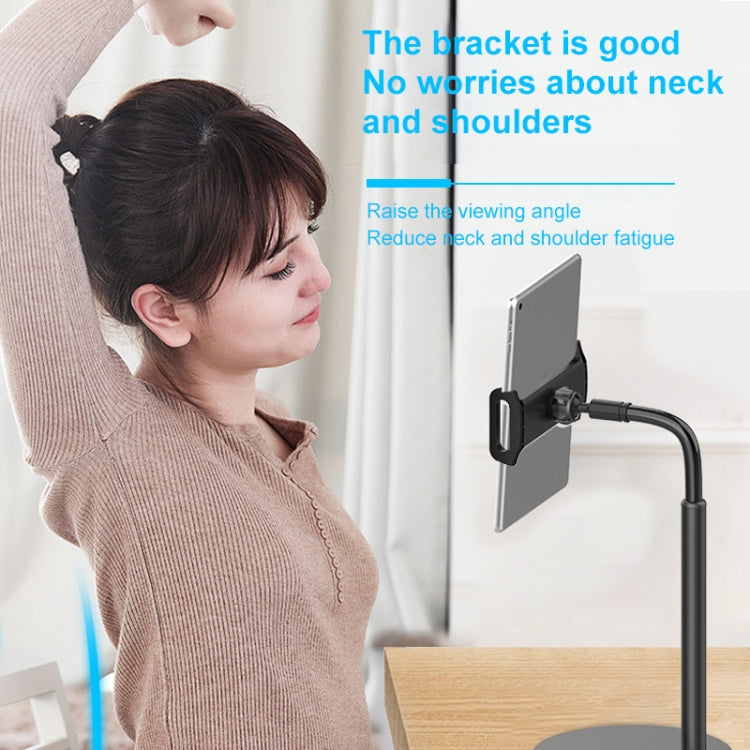 ZM-15 Rotatable Aluminum Alloy Desktop Stand Lazy Stand for 4.7-12.9 inch Mobile Phones / Tablets (White) - Desktop Holder by PMC TechLife | Online Shopping South Africa | PMC TechLife