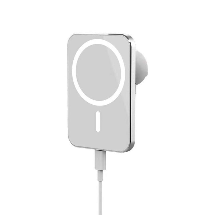 X16 Magsafe Car Air Outlet Vent Mount Clamp Holder 15W Fast Charging Qi Magnetic Wireless Charger(White) - Wireless Charger Holders by PMC TechLife | Online Shopping South Africa | PMC TechLife
