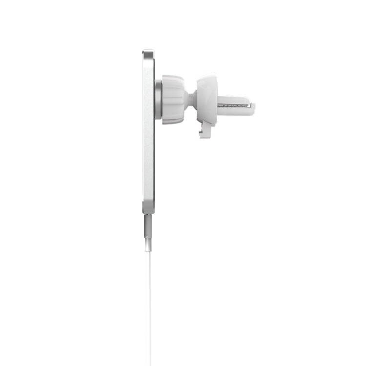 X16 Magsafe Car Air Outlet Vent Mount Clamp Holder 15W Fast Charging Qi Magnetic Wireless Charger(White) - Wireless Charger Holders by PMC TechLife | Online Shopping South Africa | PMC TechLife