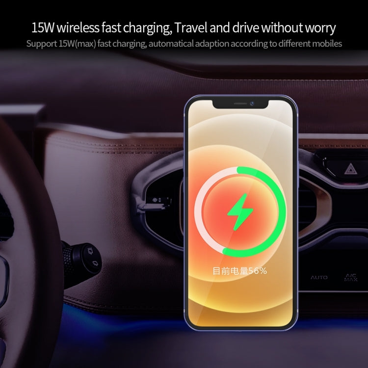 X19 Magsafe Car Air Outlet Vent Mount Clamp Holder 15W Fast Charging Qi Magnetic Wireless Charger(Black) - free shipping - PMC TechLife - Order now!