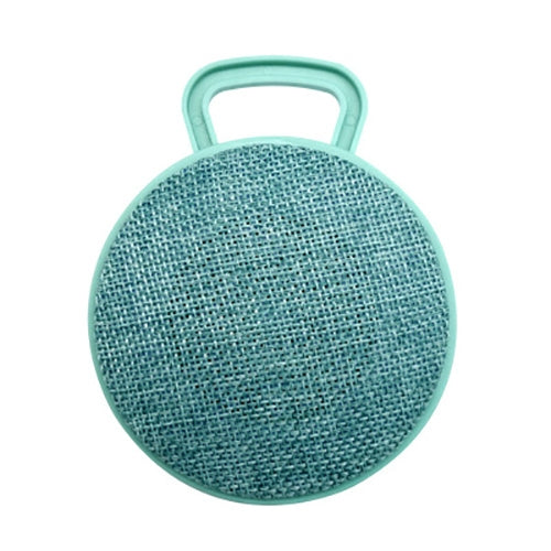 A01L Cloth Texture Round Portable Mini Bluetooth Speaker, Support Hands-free Call & TF Card(Green) - Mini Speaker by PMC TechLife | Online Shopping South Africa | PMC TechLife