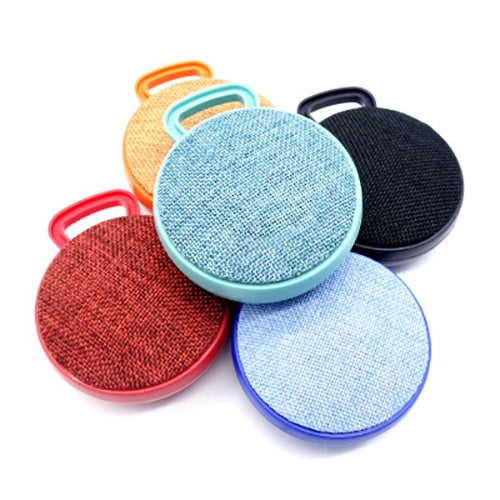 A01L Cloth Texture Round Portable Mini Bluetooth Speaker, Support Hands-free Call & TF Card(Black) - Mini Speaker by PMC TechLife | Online Shopping South Africa | PMC TechLife