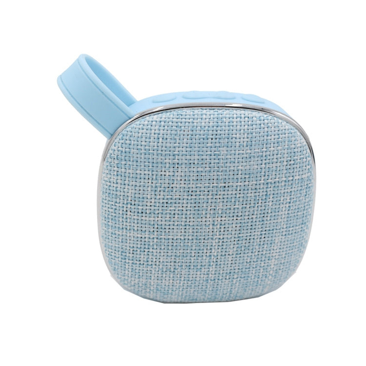 X25new Cloth Texture Square Portable Mini Bluetooth Speaker, Support Hands-free Call & TF Card & AUX(Blue) - Mini Speaker by PMC TechLife | Online Shopping South Africa | PMC TechLife